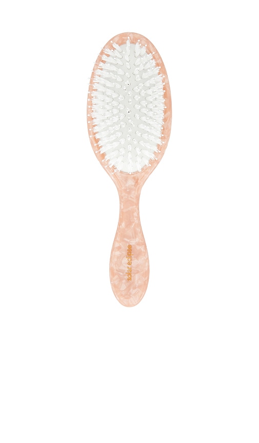 Solar Eclipse X Revolve Hand-painted Los Angeles Collegiate Amazing Hair Day Brush In Orange