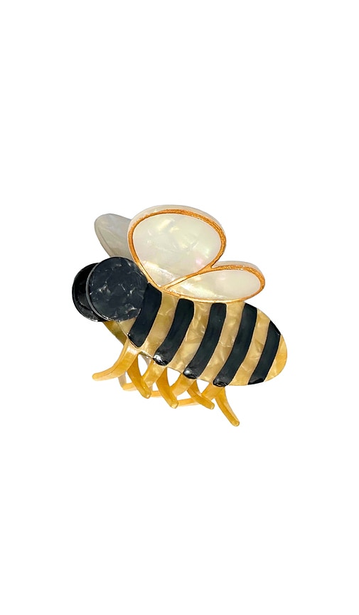 Solar Eclipse Hand-painted Bee Claw Hair Clip