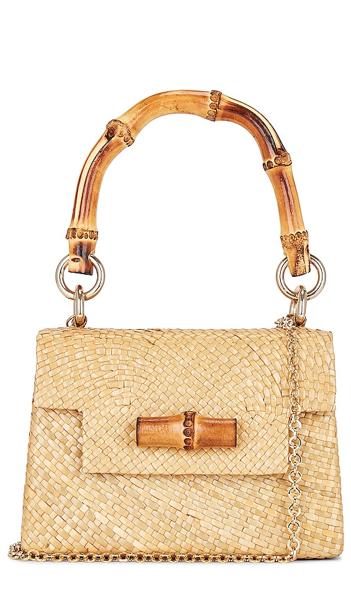 Zac Posen Mini Bamboo Top Handle Crossbody Bag