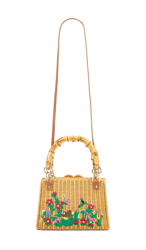 Shop Serpui Valentina Garden Bag In Light Honey