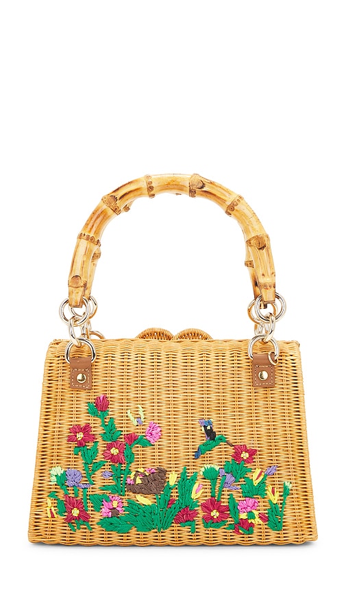 Shop Serpui Valentina Garden Bag In Light Honey