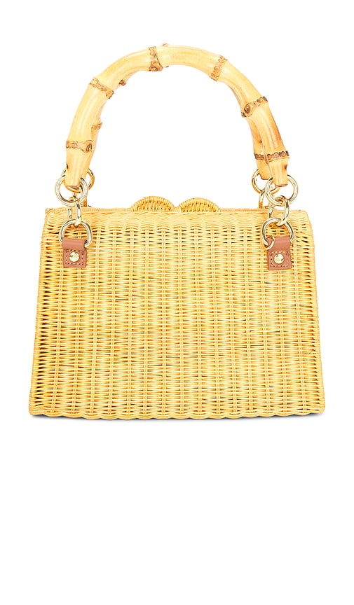  Serpui Tasche Mit Henkel Valentina Wicker In Neutral. 
