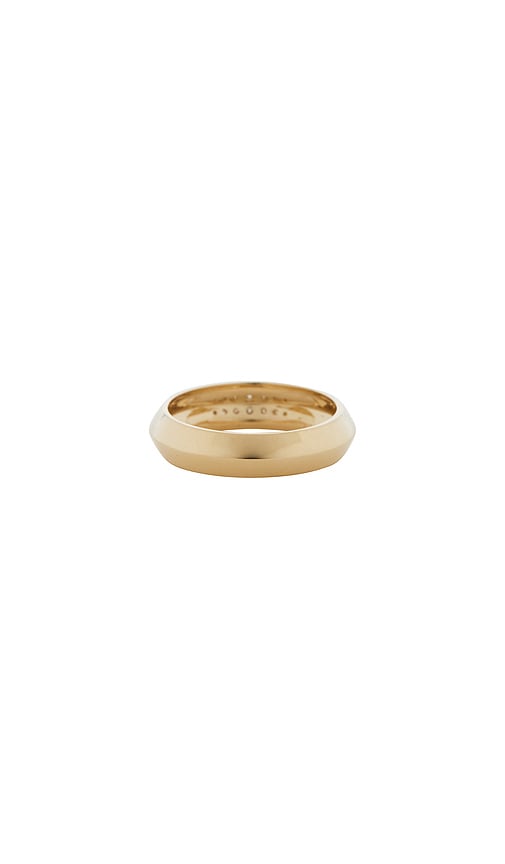  Stone And Strand Ring Knife Edge In Metallic Gold. Größe 6. Also In 7, 8. 