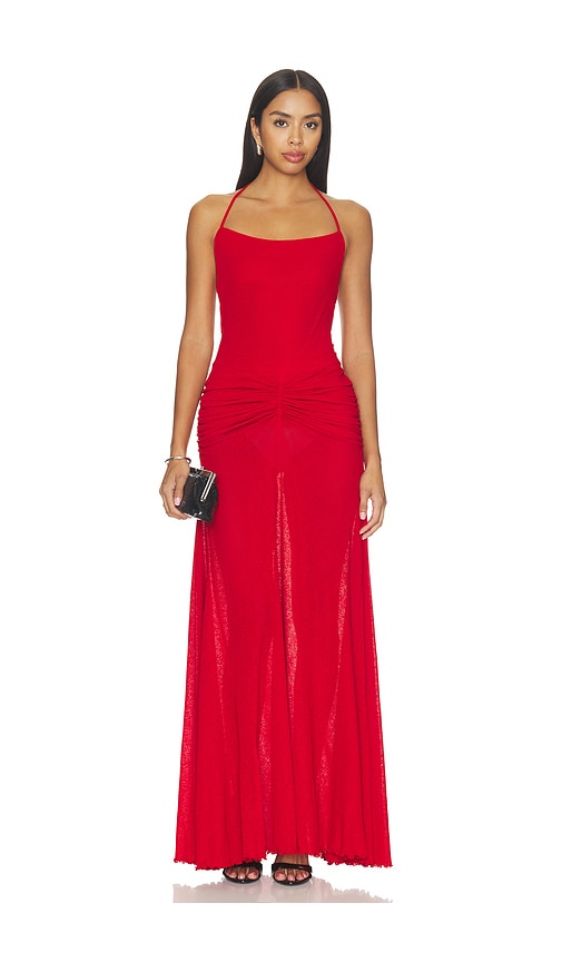SIEDRES ROBE NENSI  en Red. Taille L. Also en XS, S, M.