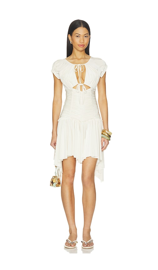 SIEDRES ROBE PENELOPE en White. Taille XS. Also en S, M, L.