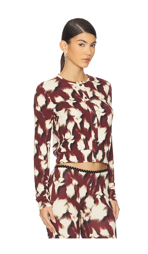 Siedres Poli Cardigan In Brown
