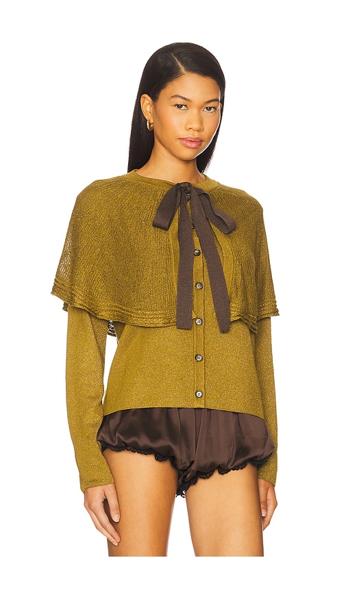 Siedres Herian Cardigan In Brown