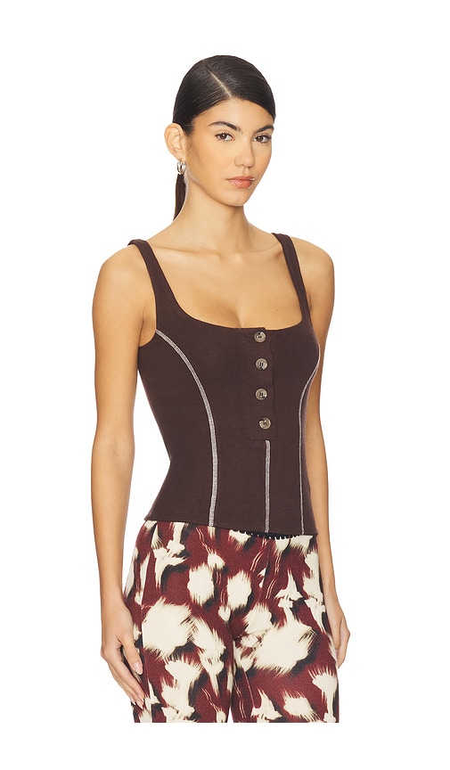 Siedres Mira Top In Brown