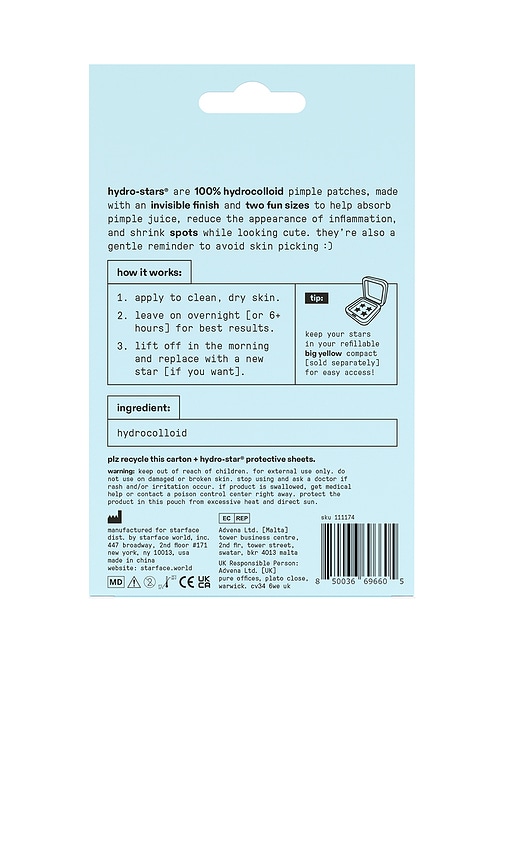 Starface Clear Hydro-star Pimple Patches In N,a