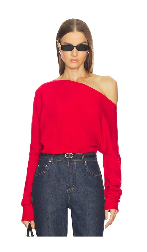 SRG Yolaine Cashmere Off-shoulder Sweater