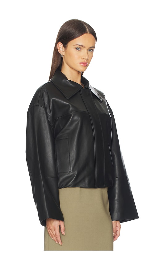 Srg Millie Leather Jacket In Black