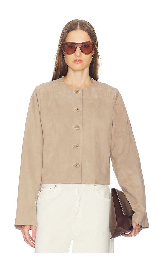 SRG Jemma Suede Jacket in Desert Sand
