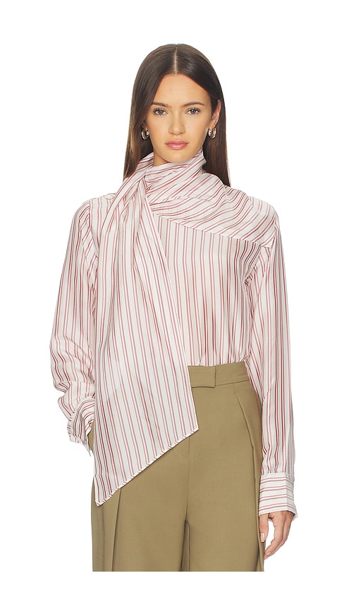 Srg Celeste Silk Top In Multi