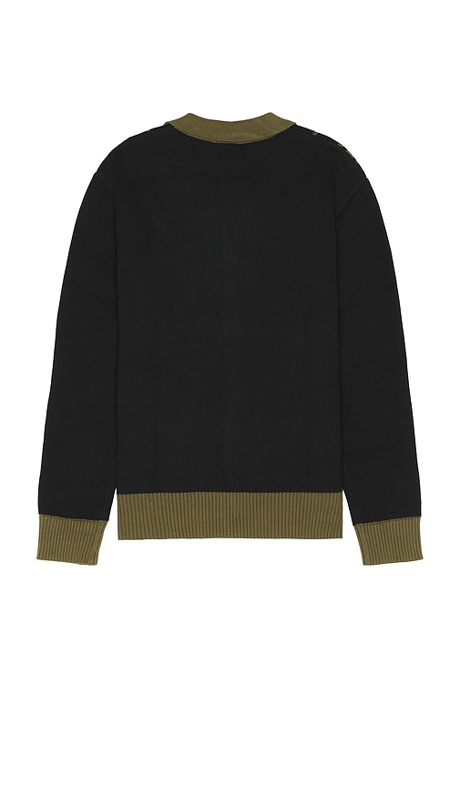 Shop Service Works Olive Branch Cardigan In Black