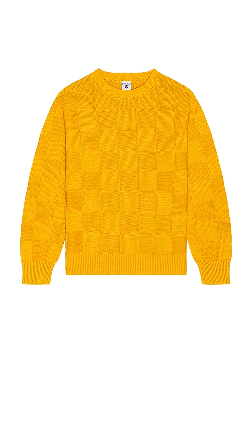 Service Works Check Knit Crewneck Sweater
