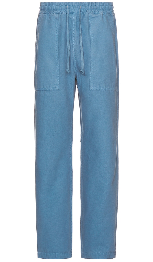 Shop Service Works Canvas Chef Pant In Blue