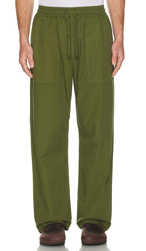 Shop Service Works Ripstop Chef Pant In Olive