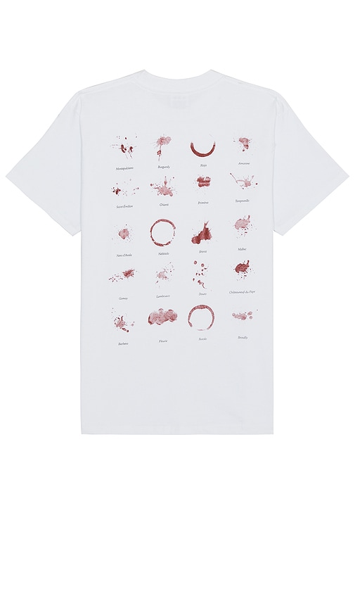 Shop Service Works Wine Spill T-shirt In White