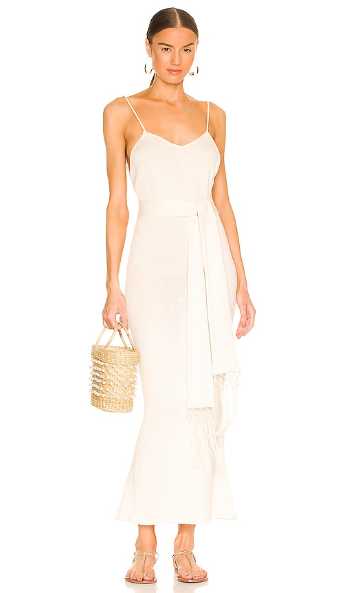 Savannah Morrow Ara Dress in Cream | REVOLVE