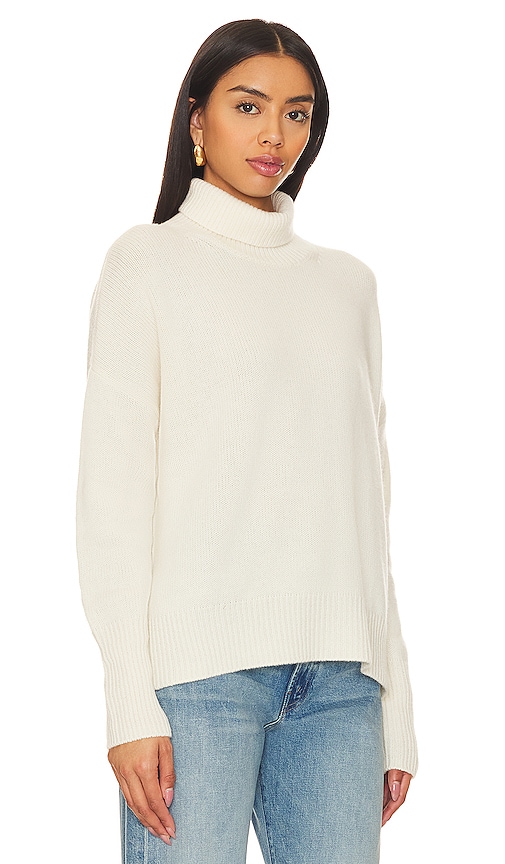 Shop Sophie Rue Pullover Turtleneck Sweater In Ivory