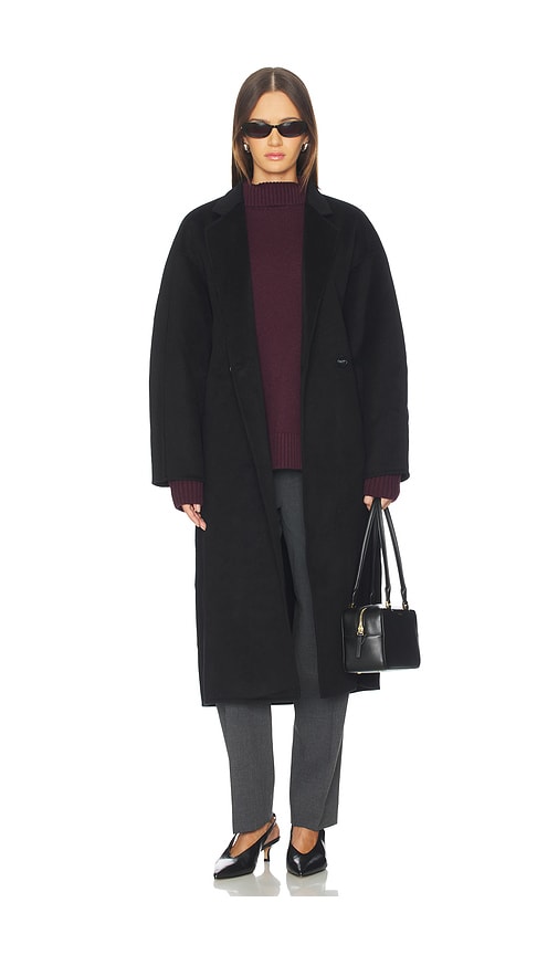 Rue Sophie Basile Coat In Black