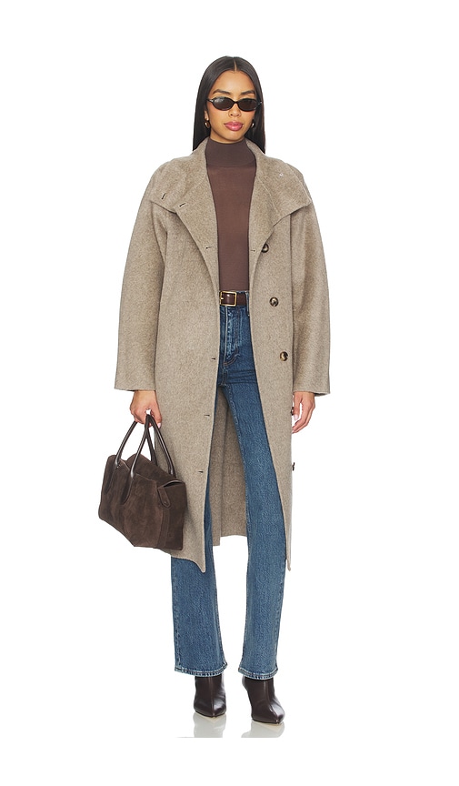 Rue Sophie Eligio Coat In Neutral
