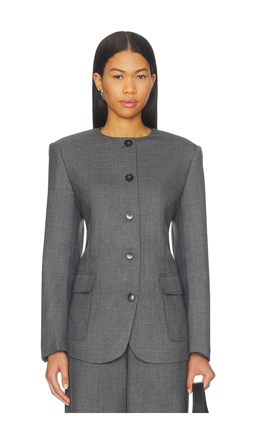 Rue Sophie Arlin Blazer In Gray