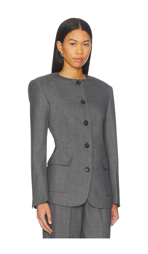 Rue Sophie Arlin Blazer In Gray