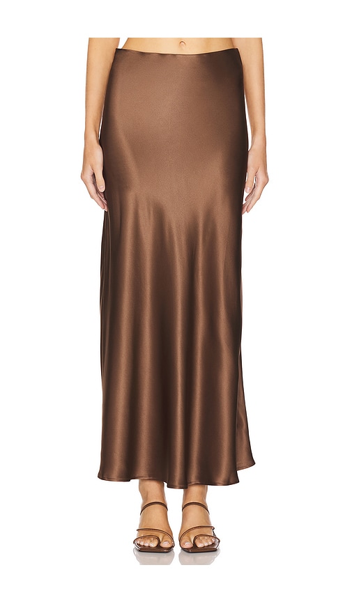 Rue Sophie Rivoli Skirt in Metallic Bronze Cover