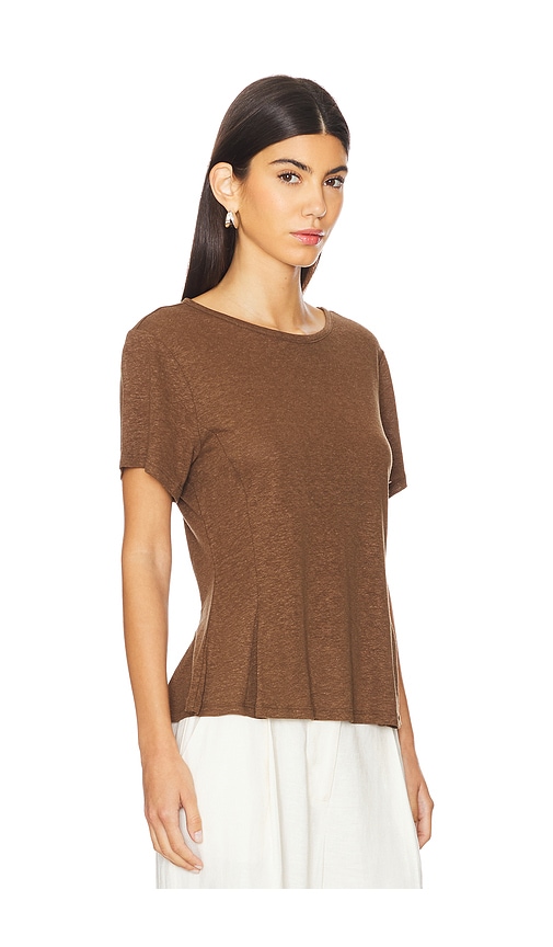 Shop Rue Sophie Anya T-shirt In Espresso