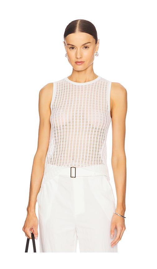 Traverse Top in White. - size S (also in L, M)