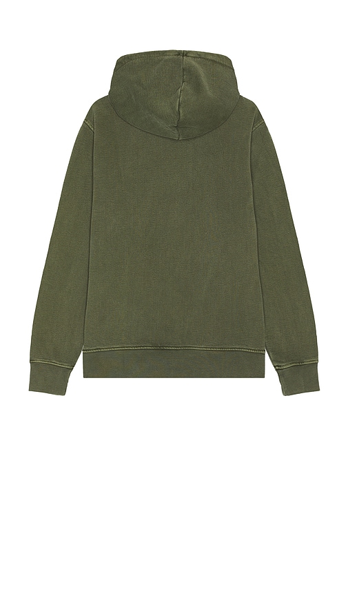 Shop Samsoe & Samsoe Sapigment Zip Hoodie In Forest Night