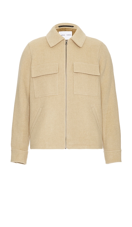 Shop Samsoe & Samsoe Sapal Jacket In Beige