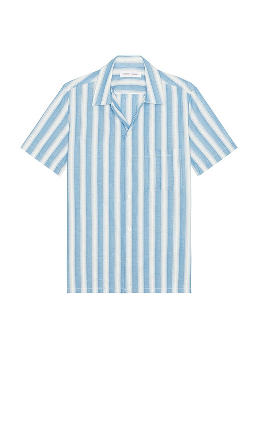 SAMSOE SAMSOE Saavan JF Shirt in Blue. - size S (also in L)