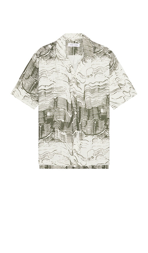 Samsoe & Samsoe Saayo X Linen Shirt In Dusty Olive Desert