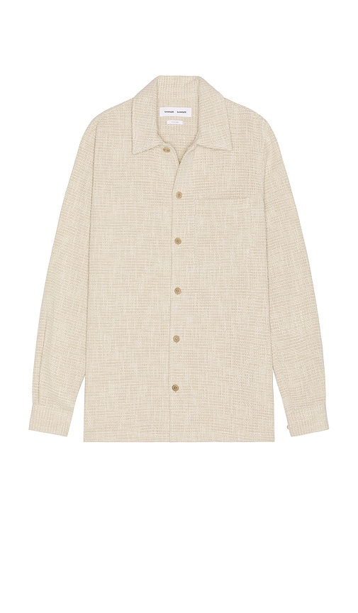 Shop Samsoe & Samsoe Sataka Overshirt In 내추럴