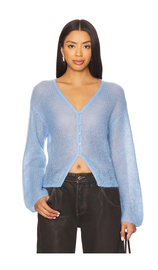 Sapoppie Cardigan in Blue. - size L (also in M, S, XS) - SAMSOE SAMSOE - Modalova