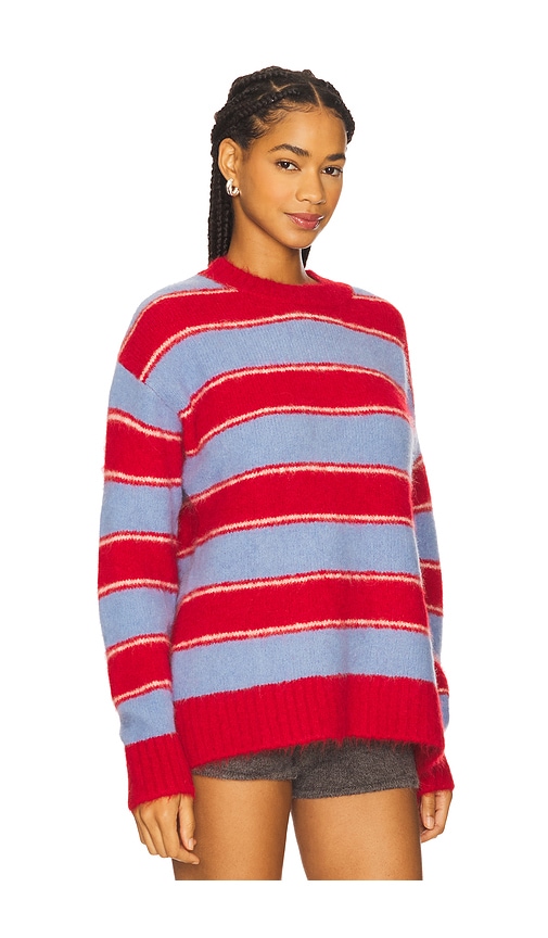 Samsoe & Samsoe Striped Crew-neck Sweater In Multi