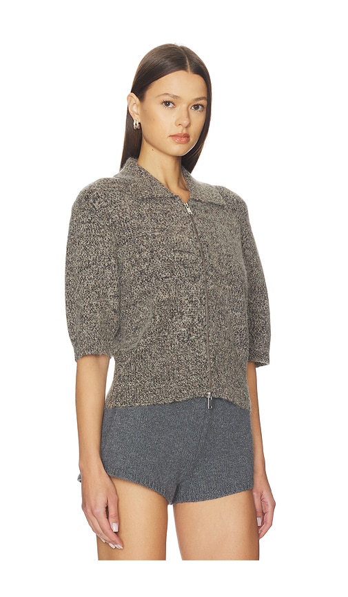  Samsoe Samsoe Sakelsie Short Sleeve Cardigan In Grey. Size Xs. Also In M. 