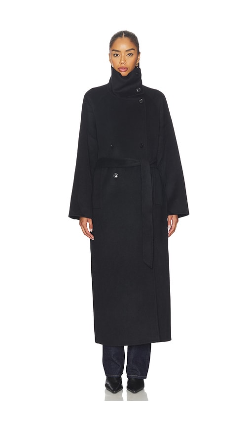 Samsoe & Samsoe Sahanne Coat In Black