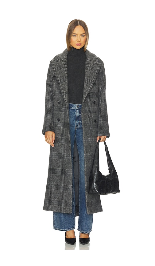 Samsoe & Samsoe Sajilla Coat In Gray