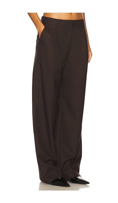 Samsoe & Samsoe Pantalone Saagneta 14930 Black Coffee In Brown