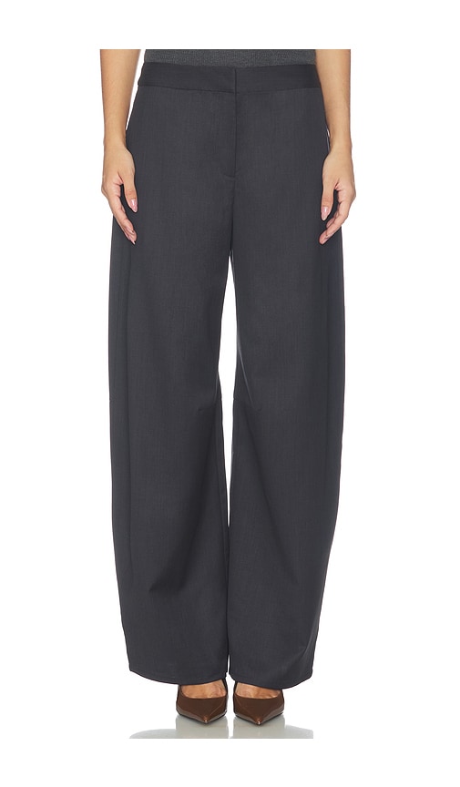 Samsoe & Samsoe Saroko Trousers In Black Melange