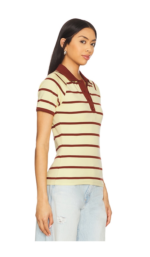 Samsoe & Samsoe Saamy Short Sleeve Polo In Yellow