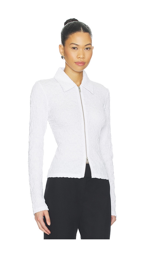 Samsoe & Samsoe Sadaisy Zip Blouse In White