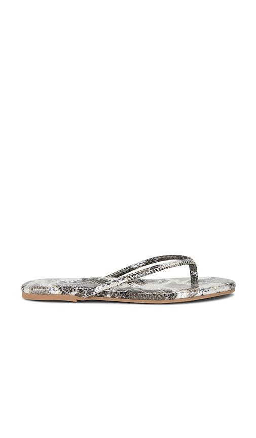 Vivie Sandal in Metallic Silver. - size 8 (also in 10, 11, 6, 7, 9)
