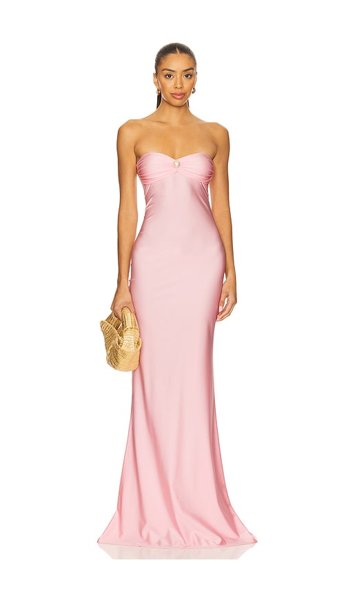 Bella Maxi Dress in Pink. - size L (also in M) - Shani Shemer - Modalova