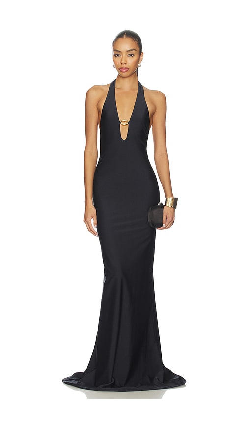 Shani Shemer Sienna Maxi Dress in Black | REVOLVE