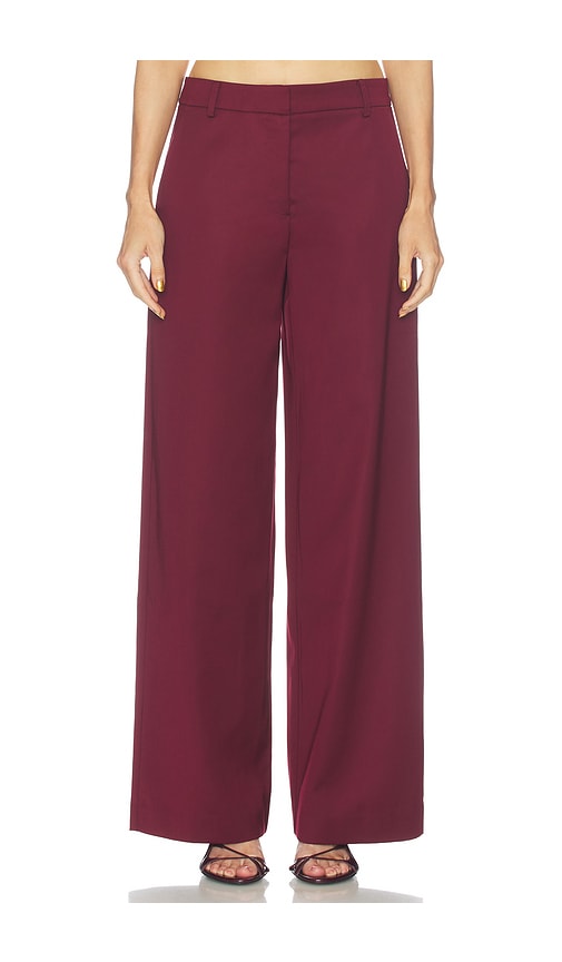 Shani Shemer Avielle Pant In Red Wine