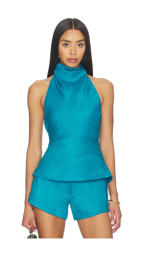 Breielle Top by Shani Shemer in Blue Teal